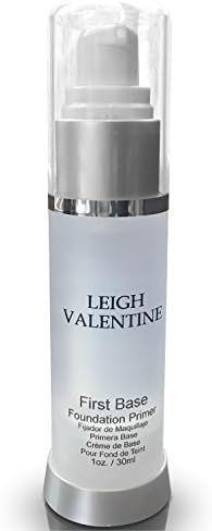 Leigh Valentine First Base Hydrating Foundation Primer Peptide w/ Hyaluronic Acid. Makeup Foundation Primer for Oily, Dry & Mature Skin