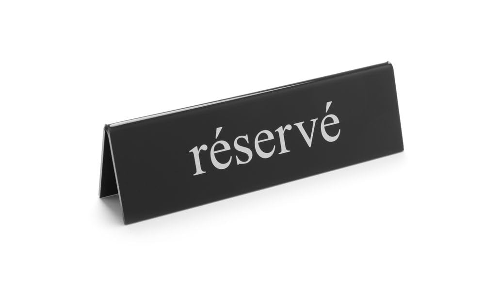 HENDI Table sign reserved, 130x35x(H)40 mm