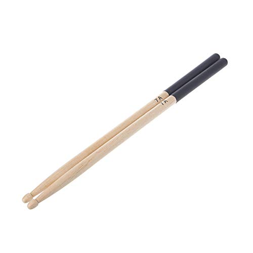 7A Drumsticks, 5 Pair Drum Sticks Maple Wood Drumsticks Drum Accessories Wood Tip Drumstick Multi Color for Kids Children Students Adults and Beginners - Thumbnail 5