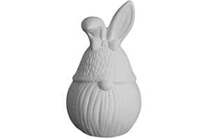 NEW HAMPSHIRE CRAFTWORKS Gnome with Bunny Ear Hat - Paint Your Own Ceramic Keepsake