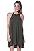 A+D Women’s Halter Tank Summer Dress – Casual Flowy Swing Tunic Sundress