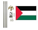 Palestine 3x5 ft Outdoor Flag and Flag Pole