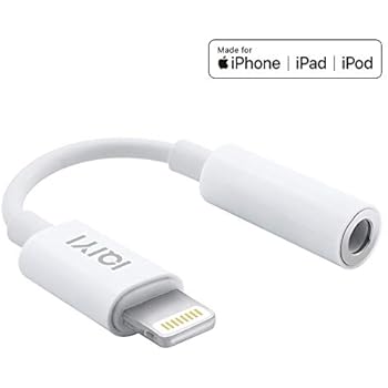 Amazon.com: [Apple MFi Certified] Lightning to 3.5 mm Headphone Jack Adapter Compatible with
