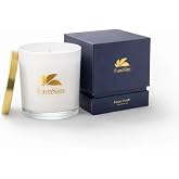 FamSim Luxury Scented Candle, Vanilla Sea Salt | Premium Soy Wax, Elegant Glass Jar &amp; Gift Box, Long Lasting, Clean Burn, Home Decor &amp; Relaxation