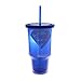 DC Comics Silver Buffalo SP0217 Superman Logo Plastic Jumbo Cold Cup 32 oz, Multicolor