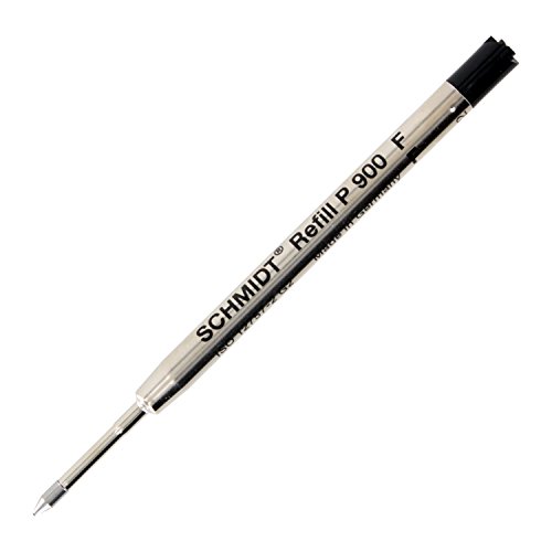Schmidt P900 Parker Style Ballpoint Pen Refill, Fine Point, Black Ink, Each (90017)