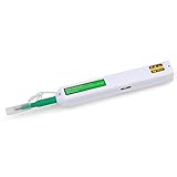 One-Click Fiber Optic Connector Cleaner Pen for 2.5mm SC ST and FC Connectors(Green)