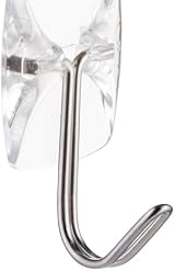 Command Hanging Hooks 10 Clear Hooks with 12 Strips Wire Hook Bundle view 10
