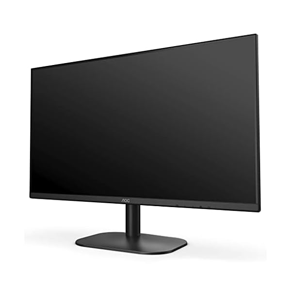 AOC 24B2XDAM  - 24 Inch FHD Monitor, 75Hz, VA, 4ms Speakers, Flicker Free, Frameless Design (1920 x 1080 @ 75Hz, HDMI/VGA/ DVI)