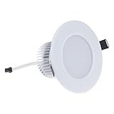 LEMONBEST Dimmable LED Ceiling light 7W Round Recessed LED downlight for Ceiling Indoor Cool white