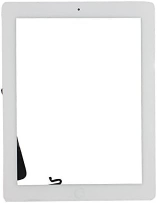 White Touch Screen Digitizer Assembled with Home Button Strong Adhesive for iPad 4 4th Generation