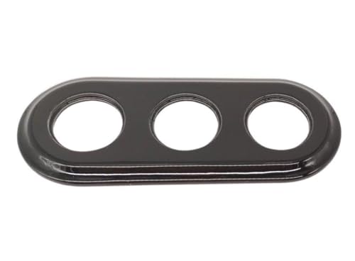 Cornice in porcellana nera a triplo incasso, ideale per integrare in modo elegante e moderno in qualsiasi ambiente. Perfetto per evidenziare l'arredamento della tua casa o dello spazio.