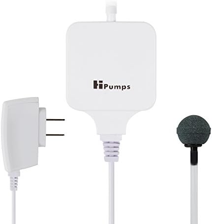 Hpumps Portable Ultra Silent Aquarium Filter Fishing Tank Oxygen Air Pump Whisper Aquarium Air Pump with Air Stone