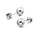 NYC Sterling Silver Bead Ball Studs – 3mm-10mm Earrings-Plain Round Polished Hypoallergenic Studs for Women, Girls (3mm to 10mm)