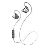 JLab Audio Epic Bluetooth 4.0 Wireless Sports Earbuds with 10 Hour Battery & IPX4 Waterproof Rating - Cloud White