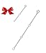 ELDA & CO. Sterling Silver Chain Extenders for Necklace Bracelets Anklets Length Adjustable 2