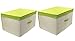 ESYLIFE Foldable Storage Containers for Clothes Storage Boxes with Lids ,Set 2