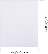 Tosnail 20 Pcs Clear Plastic Mesh Canvas Sheets 13.5 x 10.5 in 2 mm Holes view 2