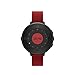 Pebble Time Round 14mm Smartwatch for Apple/Android Devices - Black/Red