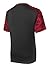 DRIEQUIP Mens CamoHex Athletic Shirt-XL-Black/DeepRed