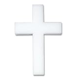 FloraCraft Styrofoam Shrink Wrapped 2-Piece 24-Inch Cross, 24 by 15 by 2 by 2-1/2-Inch, White