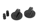 GrillPro 25940 Universal Control Knobs,Black