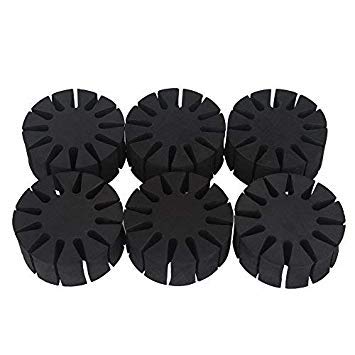 GLOGLOW 6 Pcs Durable EVA Foam Round Arrow Racks, Durable Arrows Separator Quiver Outdoor Hunting Target Shooting Archery Accessories