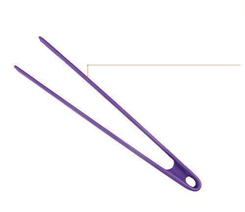 BabeTongs Silicone Kitchen Tongs Long Purple Tongs Food Ice Cubes Clamp Barbeque Tongs