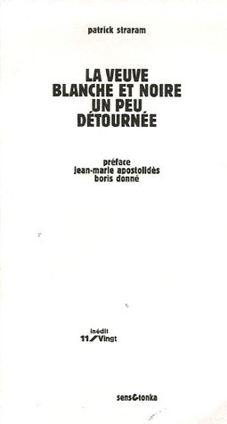 La  veuve blanche et noire un peu détournée