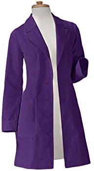 Panda Uniform Womens Lab Coat | White Lab Coat and Lab Coat Women-Purple-M