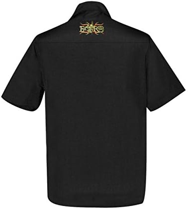 Rat Fink Pinstripe Panel Button Up Hot Rod Character (3X)