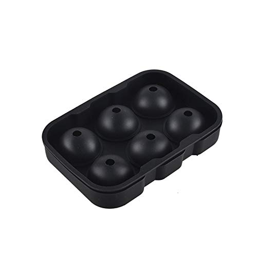 Ice Cream Tubs - 6 Holes Viskey Cocktail Big Ice Cube Tray M Ball Maker Silicone Mold Bar - Lids Freezer Reusable Tubs Girls Cream Disposable Cream Tubs Bath Bomb Screw Shape Mould Gown Victor