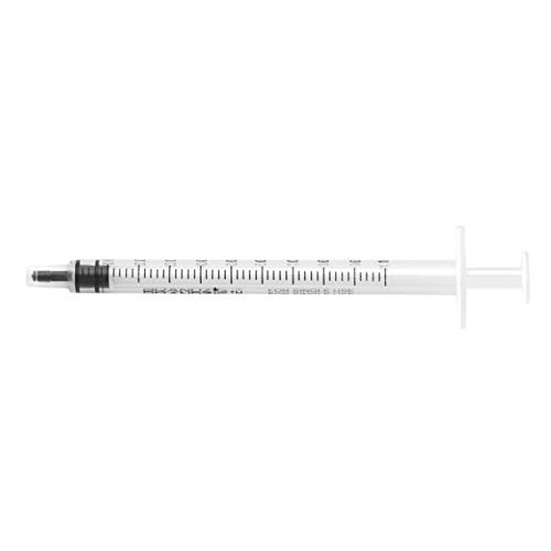 1ml Oral Syringe 100 Pack Luer Slip Tip, No Needle, Sterile Individually Blister Packed