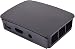 Raspberry Pi RPI3CASE-BG Official Raspberry Pi 3 Case, Black/Grey primary