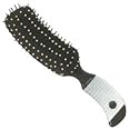 Scalpmaster Banana Shape Brush With 7 Rows Bristles In Cushion Base