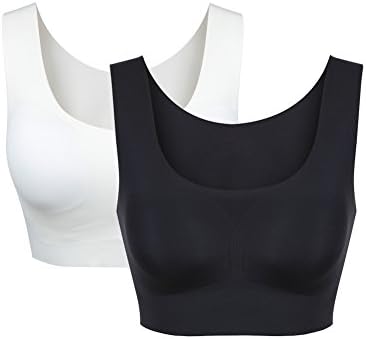 Yoga Bra Daily Seamless Ultra Breathable Bra Camisole Sleep Zero Feel Underwear
