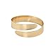 WLLAY Egypt Cleopatra Swirl Snake Upper Cuff Arm Armlet Bangle Bracelet Open Armband Jewelry (gold)