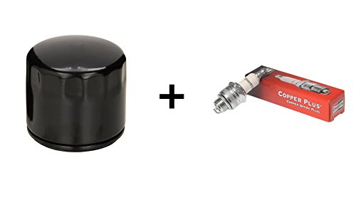 KOHLER 12 050 01-S Engine Oil Filter For CH18 - CH25 And CV18 - CV25 Bundle w/ Champion RC12YC (71G) Copper Plus Small Engine Replacement Spark Plug