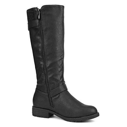 DREAM-PAIRS-Womens-Side-Zipper-Knee-High-Riding-Boots