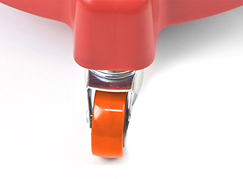 McKay 360° Multi-directional 2.5" Stem Caster with Swivel Wheels: Great for Dollies, Creepers & Shopping Carts (1 Pack) - Thumbnail 4