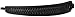 BronzeDog Genuine Leather Rifle Sling Braided Shotgun Strap Durable Hunting Shoulder Belt (Black with Matching Braiding)