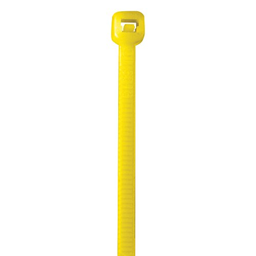 CT145C Aviditi 14" Nylon Cable Ties, Yellow, 50 lb. Strength.19" Width