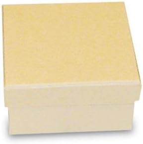 Decorabilia Caja Cartón Cuadrada Baja 9 x 9 x 5 cm Avana: Amazon.es: Hogar