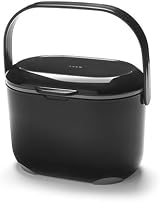 Addis 515630 2.5 Litre Kitchen Compost Caddy Black Grey view 3