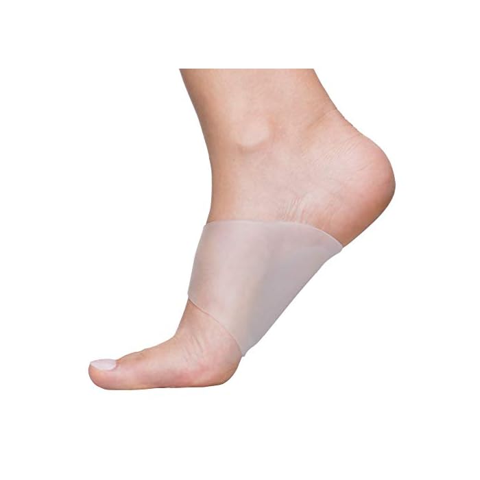 ZenToes Gel Arch Supports for Plantar Fasciitis, Flat Feet, Foot Support Pain - Pair of Gel Inserts for Sandals…