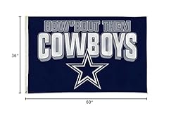 Rico Industries NFL Dallas Cowboys Slogan 3' x