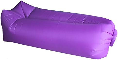 RESTER Inflatable Lounge Bag Air Lazy Sofa Hammock Pool Float Ships with Carry Bag.Inflates in Seconds.Suitable for Indoor or Outdoor Hangout,Camping Picnics,Beach Parties,Hiking(purple)