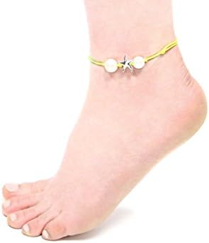 Runa Sea Women's Sealife Beach Theme Adjustable Anklet (Sold as 1piece)