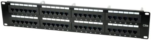 Philex 75524R 19 inch 2U 48-Port UTP CAT5E Patch Panel