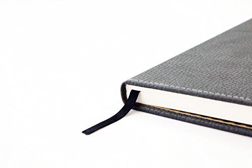 Dingbats Wildlife Medium A5+ (6.3 x 8.5) Hardcover Notebook - PU Leather, Micro-Perforated 100gsm Cream Pages, Inner Pocket, Elastic Closure, Pen Holder, Bookmark (Lined, Gray Elephant) - Thumbnail 6